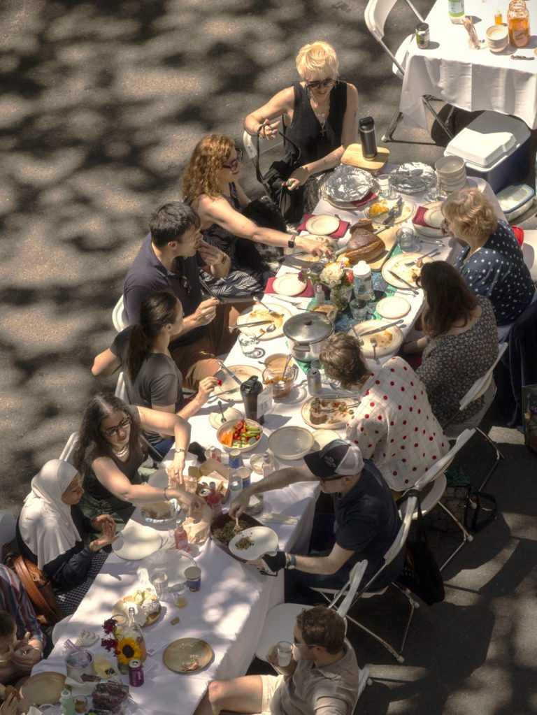 Neighbors at the table